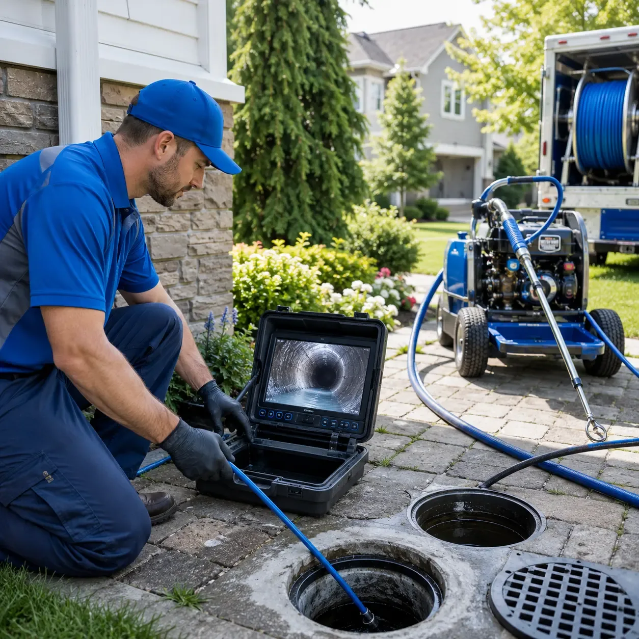 Outdoor drain cleaning professionals serving West Baden Springs, IN